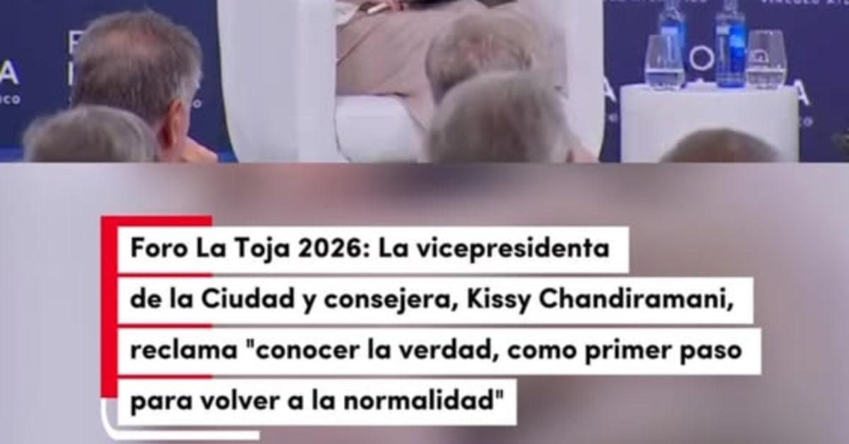Kissy Chandiramani pide conocer la verdad en Foro La Toja 2026 Kissy Chandiramani pide conocer la verdad en Foro La Toja 2026