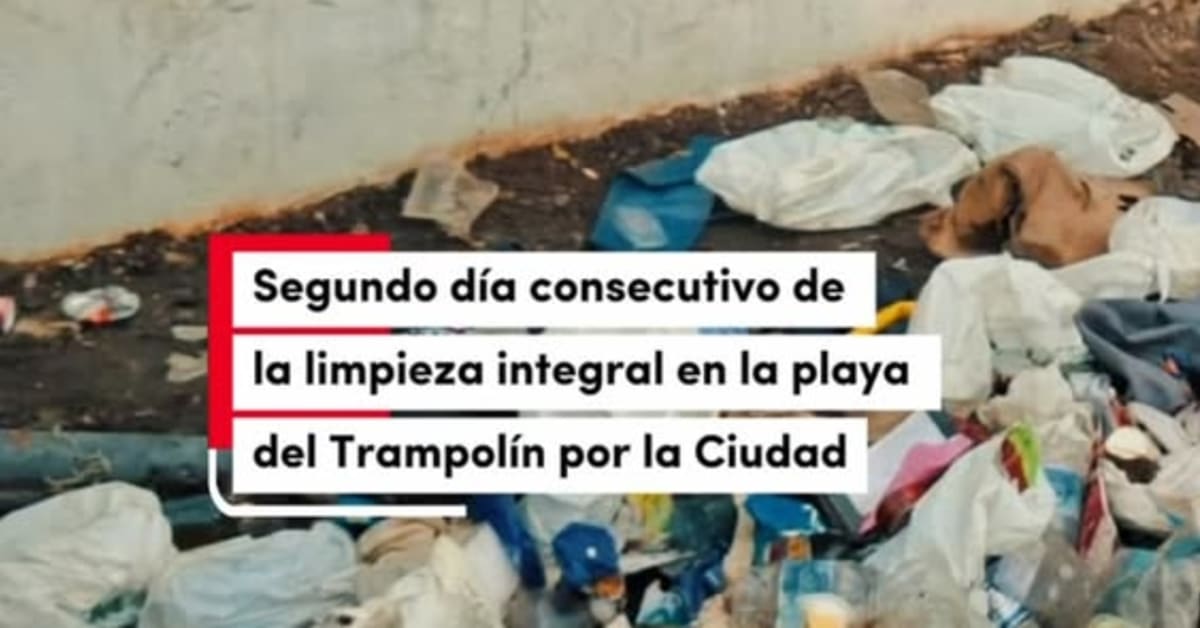 El Gobierno de Ceuta inicia limpieza en la playa del Trampolín El Gobierno de Ceuta inicia limpieza en la playa del Trampolín