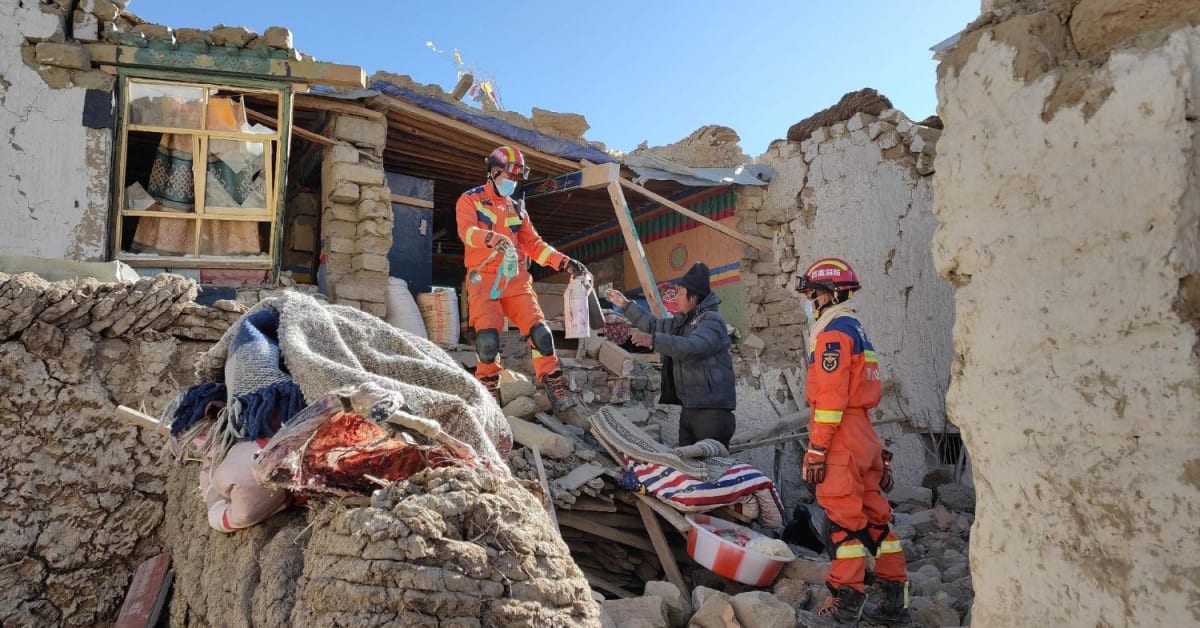 Un potente terremoto de magnitud 7 azota el norte del Tíbet y deja al menos 16 muertos y 65 heridos