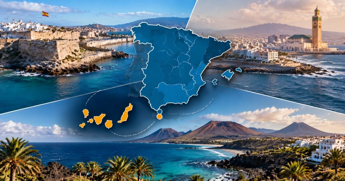Ceuta, Canarias y Marruecos: el rompecabezas horario que se lía este domingo Ceuta, Canarias y Marruecos: el rompecabezas horario que se lía este domingo