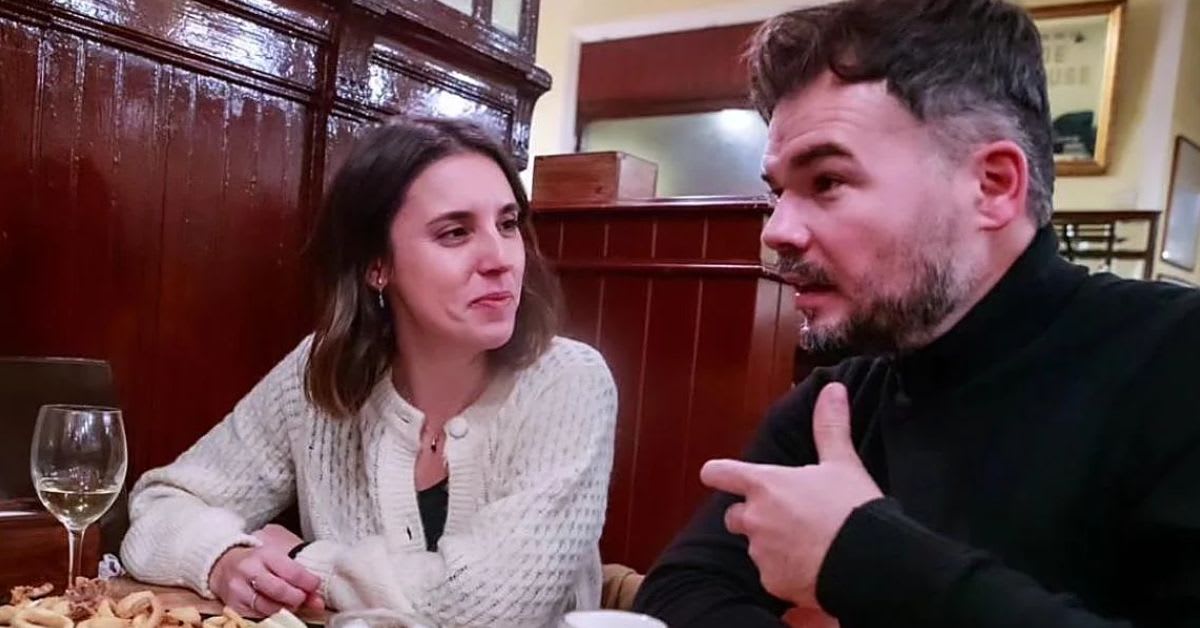 Gabriel Rufián e Irene Montero irán juntos a ‘La Revuelta’ de David Broncano este miércoles