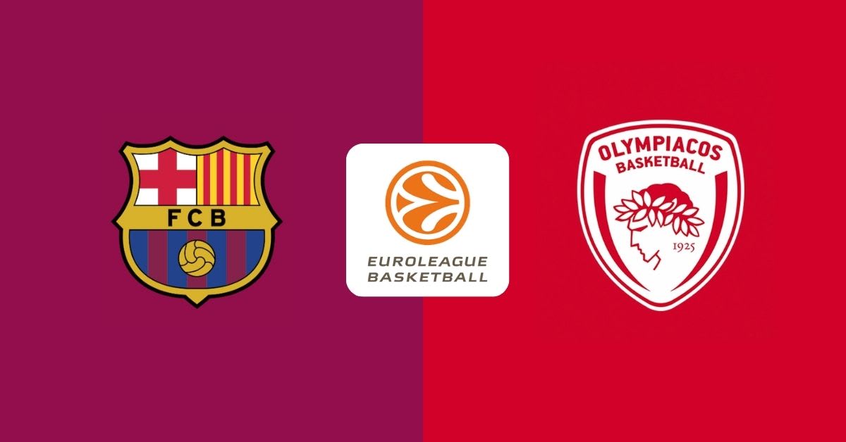 Barça – Olympiacos: Horario y dónde ver el partido de Euroliga