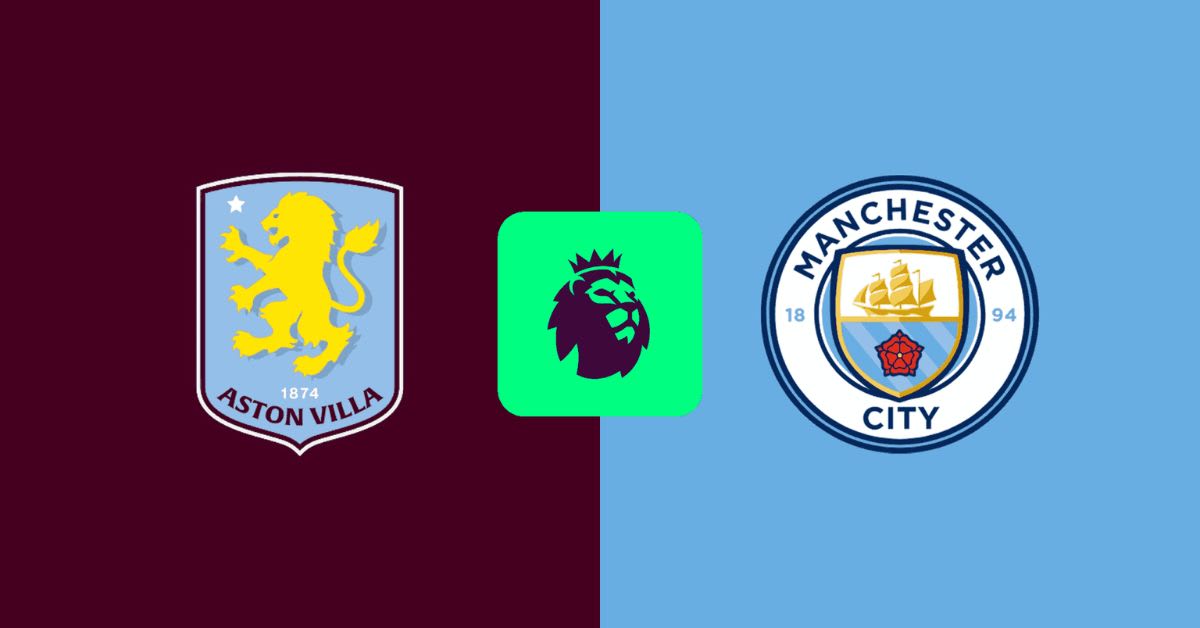 Aston Villa – Manchester City: horario, fecha y dónde ver en directo el partido de la octava jornada de la Premier League