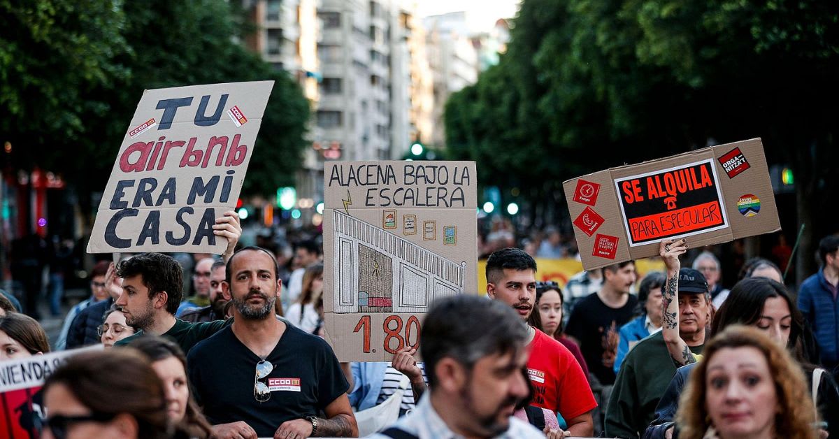 Las protestas por la vivienda se extienden por España: horarios y recorridos de las manifestaciones del fin de semana