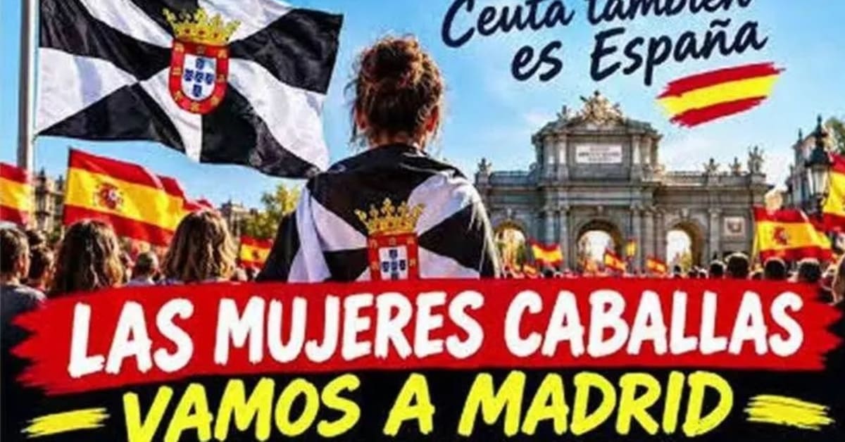 Mujeres Caballas se manifiestan en Madrid por la crisis migratoria en Ceuta Mujeres Caballas se manifiestan en Madrid por la crisis migratoria en Ceuta