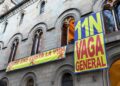 Inaugurada la Casa de la Vaga en la UB con apoyo a la huelga general Inaugurada la Casa de la Vaga en la UB con apoyo a la huelga general