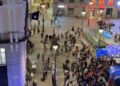Policía nacional agredido durante acampada en la Puerta del Sol Policía nacional agredido durante acampada en la Puerta del Sol