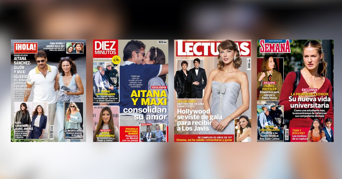 Maxi Iglesias y Aitana Sánchez-Gijón acaparan las portadas del corazón con su escapada romántica y un apasionado beso Maxi Iglesias y Aitana Sánchez-Gijón acaparan las portadas del corazón con su escapada romántica y un apasionado beso