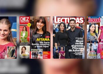 Las portadas de la prensa del corazón de la semana: de la complicidad de la princesa Leonor con la reina Sofía a la reaparición de Tana Rivera y las confesiones de Aitana Las portadas de la prensa del corazón de la semana: de la complicidad de la princesa Leonor con la reina Sofía a la reaparición de Tana Rivera y las confesiones de Aitana