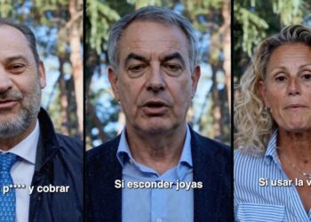 El PSOE amenaza al PP con acciones legales por un vídeo generado con inteligencia artificial en el que figuran Begoña Gómez, Ábalos y Cerdán El PSOE amenaza al PP con acciones legales por un vídeo generado con inteligencia artificial en el que figuran Begoña Gómez, Ábalos y Cerdán