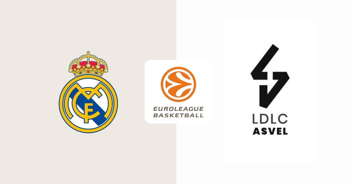 Real Madrid – Asvel: horario y dónde ver hoy el partido de Euroliga Real Madrid – Asvel: horario y dónde ver hoy el partido de Euroliga