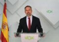 Santiago Abascal mantiene su agenda tras el accidente ferroviario de Urda: «No vamos a utilizar el luto para acallar denuncias» Santiago Abascal mantiene su agenda tras el accidente ferroviario de Urda: «No vamos a utilizar el luto para acallar denuncias»