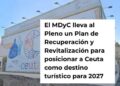 MDyC impulsa promoción turística de Ceuta para 2027 MDyC impulsa promoción turística de Ceuta para 2027