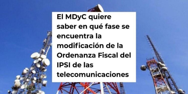 MDyC lleva al Pleno la rebaja del IPSI a telecomunicaciones MDyC lleva al Pleno la rebaja del IPSI a telecomunicaciones