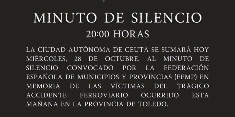 PP de Ceuta convoca minuto de silencio por víctimas de Toledo