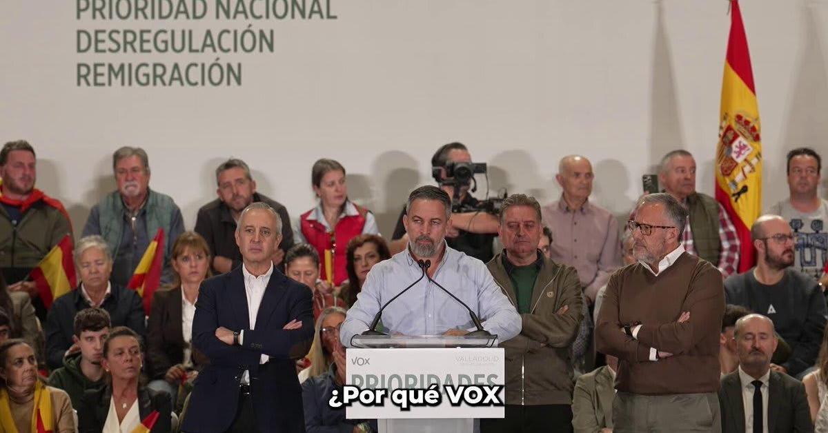 Vox Ceuta difunde críticas de Abascal al Gobierno