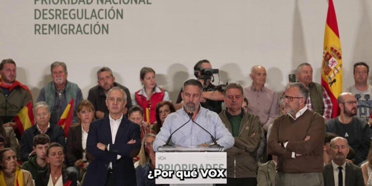 Vox Ceuta difunde críticas de Abascal al Gobierno