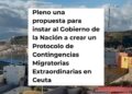MDyC Ceuta reclama un protocolo migratorio integral MDyC Ceuta reclama un protocolo migratorio integral