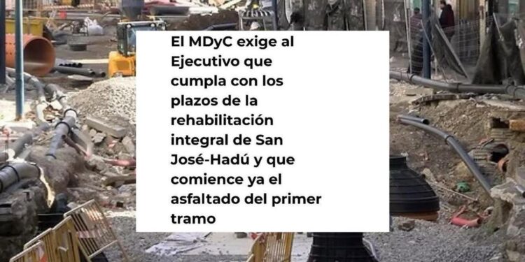 MDyC Ceuta denuncia retraso en obras de asfaltado