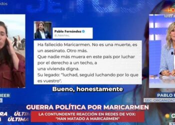 Vox Ceuta difunde denuncia de Rocío Meer