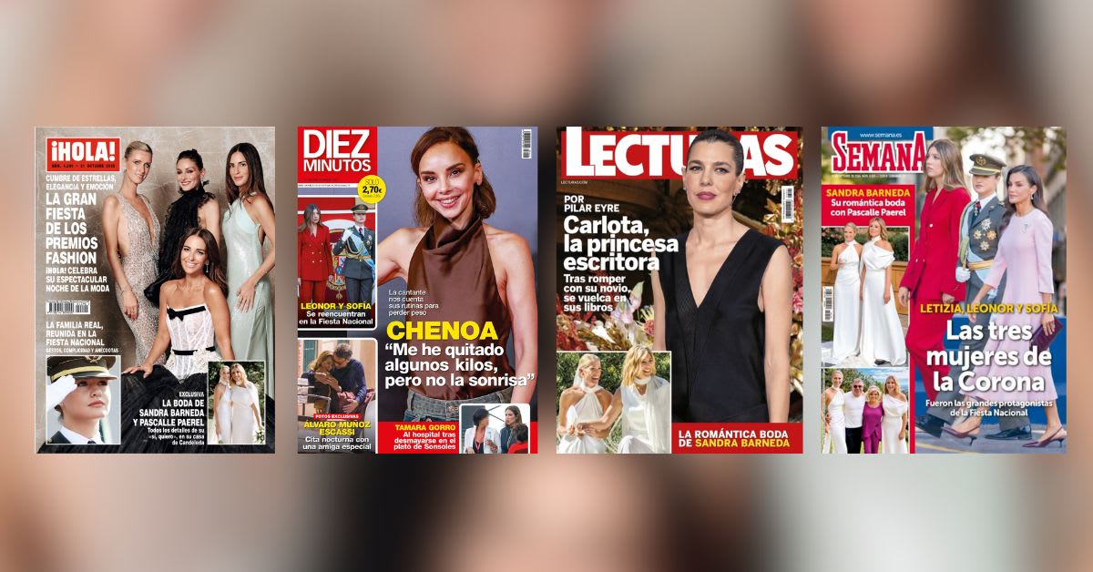 Boda de Sandra Barneda y Pascalle Paerel y la actualidad de la crónica social en las revistas del corazón Boda de Sandra Barneda y Pascalle Paerel y la actualidad de la crónica social en las revistas del corazón
