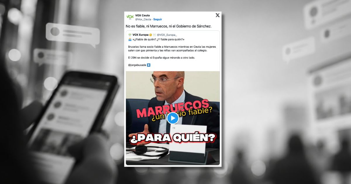 Vox Ceuta critica la fiabilidad de Marruecos y el Gobierno