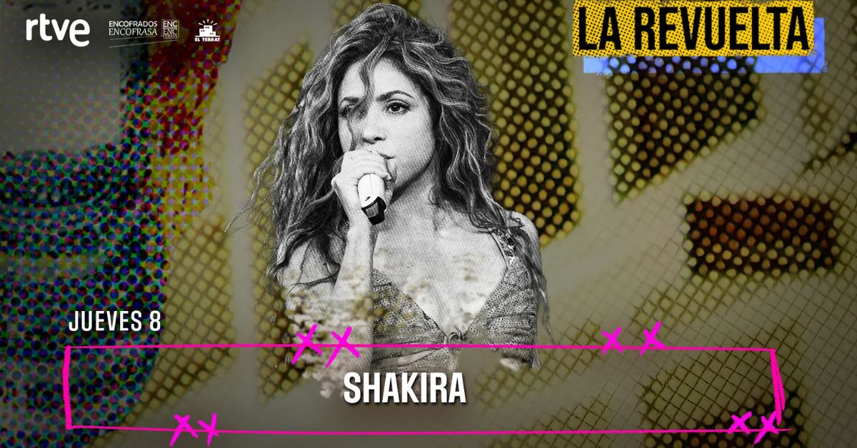 ‘La Revuelta’ traslada su plató a Macondo Park para entrevistar a Shakira durante su residencia en Madrid