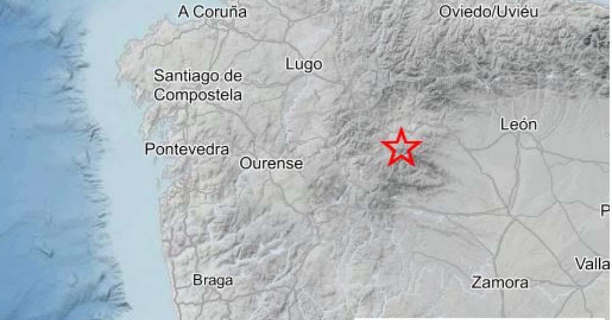Un terremoto de magnitud 4,2 con epicentro en Benuza se deja sentir en la provincia de León y en varios puntos de Galicia